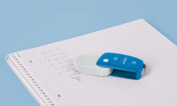 Produktbild: Brunnen Radiergummi &bdquo;Car Key&ldquo; Colour Code 3D &brvbar; azur