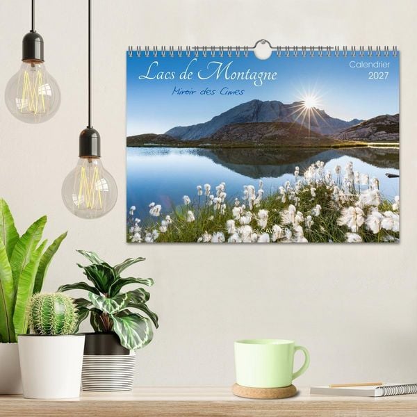 Produktbild: Lacs de montagne. Miroir des cimes (Calendrier mural 2027 DIN A4 vertical), CALVENDO calendrier mensuel