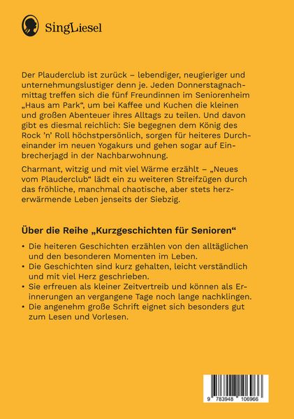 Produktbild: Neue Geschichten vom Plauderclub