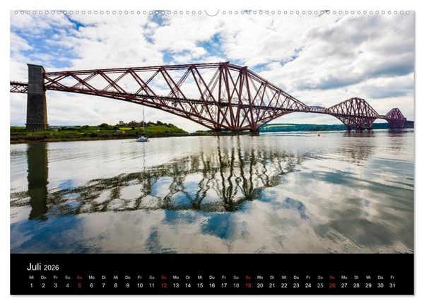 Produktbild: Faszination Edinburgh (Wandkalender 2026 DIN A2 quer), CALVENDO Monatskalender