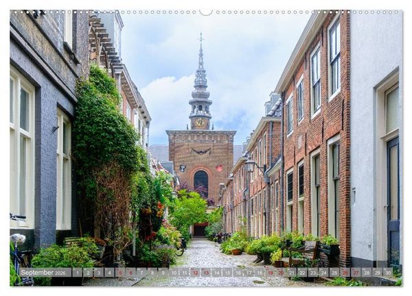 Produktbild: Ein Blick auf Haarlem (hochwertiger Premium Wandkalender 2026 DIN A2 quer), Kunstdruck in Hochglanz