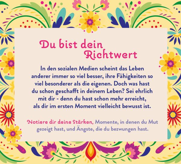 Produktbild: Jede Woche etwas Neues wagen - 50 Impulse f&uuml;r mehr Selbstliebe