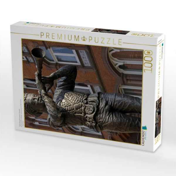 Produktbild: CALVENDO Puzzle Rattenf&auml;ngerbrunnen in Hameln | 1000 Teile Lege-Gr&ouml;&szlig;e 64x48cm Foto-Puzzle f&uuml;r gl&uuml;ckliche Stunden