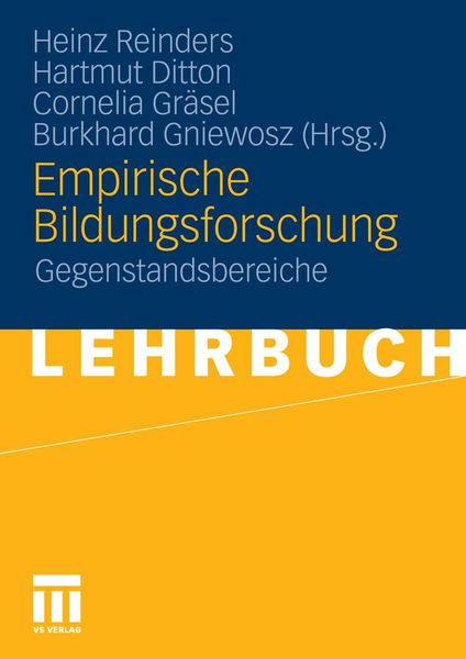 Produktbild: Empirische Bildungsforschung
