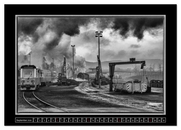 Produktbild: Unter Dampf - Eisenbahnromantik im Harz (Wandkalender 2026 DIN A3 quer), CALVENDO Monatskalender
