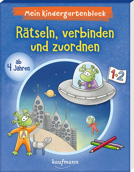 Mein Kindergartenblock - Rätseln, verbinden und zuordnen, Taschenbuch von Klara Kamlah, Kaufmann, Ernst, 978-3-7806-6569-0