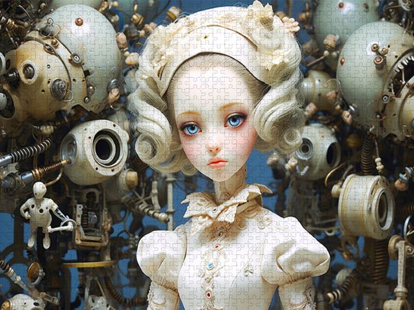 Produktbild: CALVENDO Puzzle Roboterpuppe | 2000 Teile Lege-Gr&ouml;&szlig;e 90x67cm Foto-Puzzle f&uuml;r gl&uuml;ckliche Stunden