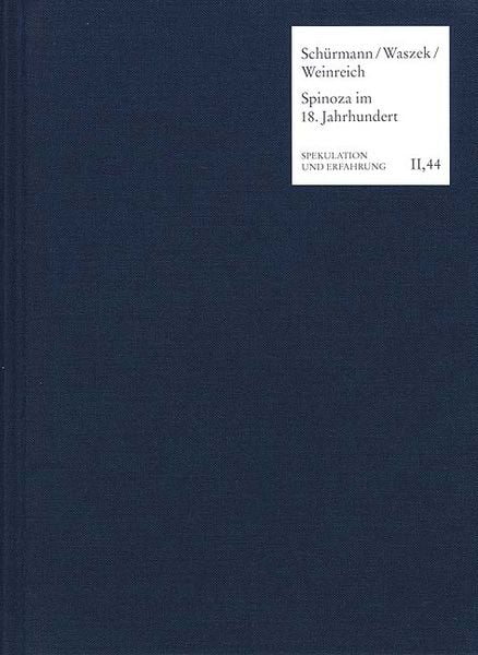 Produktbild: Spinoza im Deutschland des achtzehnten Jahrhunderts