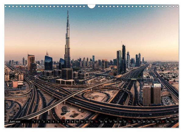 Produktbild: DUBAI - 2026 (Wandkalender 2026 DIN A3 quer), CALVENDO Monatskalender