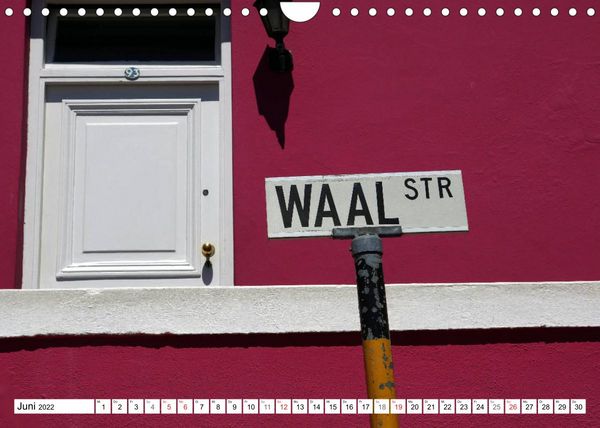 Produktbild: Bo-Kaap - Kapstadt buntestes Stadtviertel (Wandkalender 2022 DIN A4 quer)