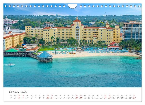 Produktbild: Nassau - Stadt mit karibischem Flair (Wandkalender 2026 DIN A4 quer), CALVENDO Monatskalender