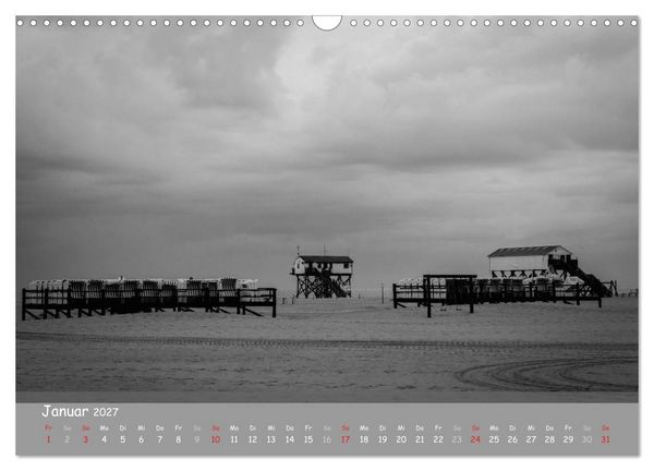 Produktbild: Mein St.Peter-Ording (Wandkalender 2027 DIN A3 quer), CALVENDO Monatskalender