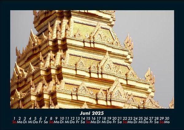 Produktbild: Tempel unserer Erde 2025 Fotokalender DIN A5