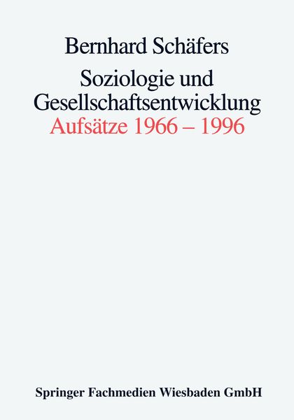 Produktbild: Soziologie und Gesellschaftsentwicklung