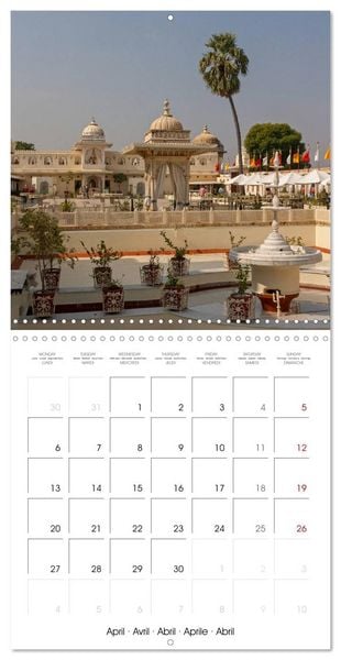 Produktbild: COLOURS OF INDIA (Wall Calendar 2026 12 &times; 12 Inch) CALVENDO 12 Month Wall Calendar