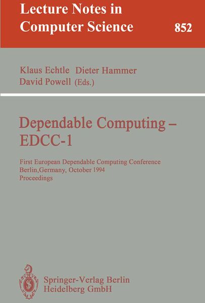 Produktbild: Dependable Computing - EDCC-1