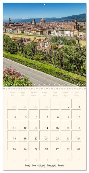 Produktbild: FLORENCE Impressions by day and night (Wall Calendar 2026 12 &times; 12 Inch) CALVENDO 12 Month Wall Calendar