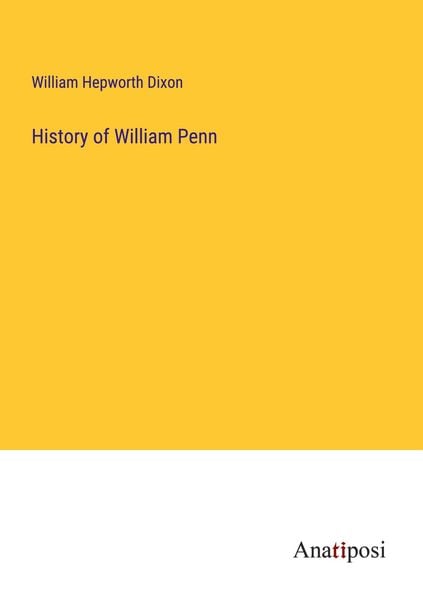 Produktbild: History of William Penn