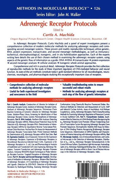 Produktbild: Adrenergic Receptor Protocols