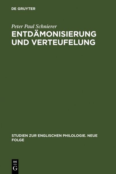Produktbild: Entd&auml;monisierung und Verteufelung