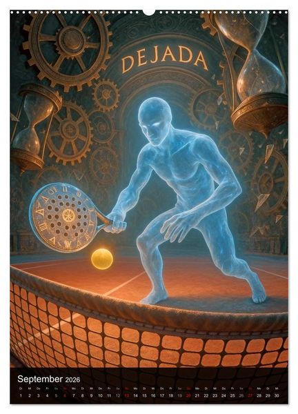 Produktbild: Padel G&ouml;tter (Wandkalender 2026 DIN A2 hoch), CALVENDO Monatskalender