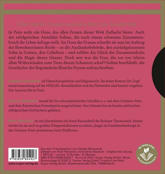Produktbild: Das Haus der Frauen