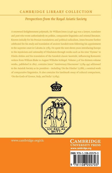 Produktbild: The Works of Sir William Jones - Volume 3