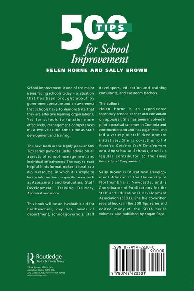 Produktbild: 500 Tips for School Improvement