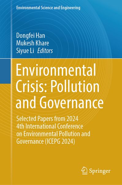 Produktbild: Environmental Crisis: Pollution and Governance