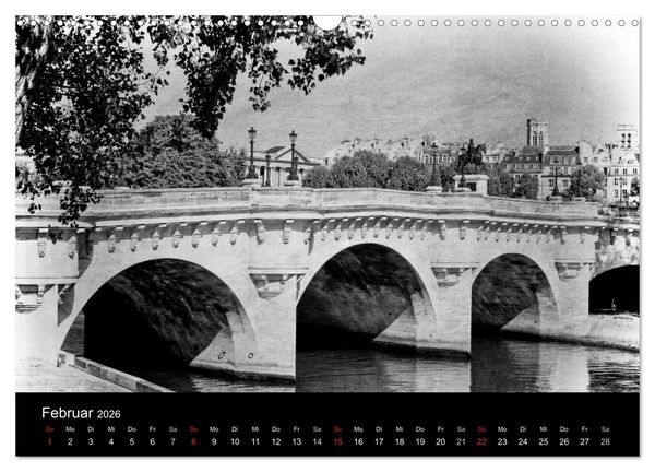 Produktbild: Streifzug durch Paris (Wandkalender 2026 DIN A3 quer), CALVENDO Monatskalender