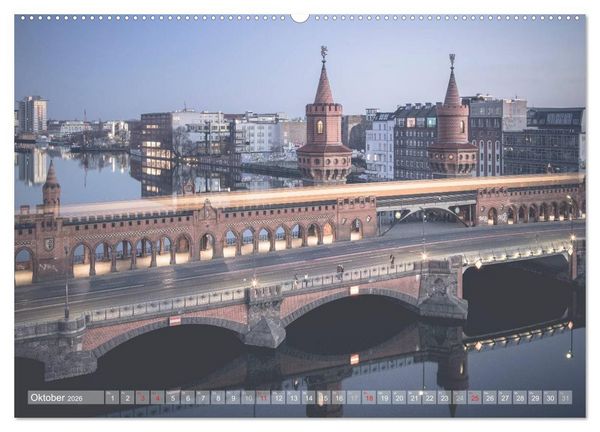 Produktbild: Berlin Citylights (Wandkalender 2026 DIN A2 quer), CALVENDO Monatskalender