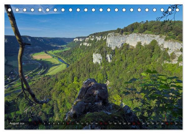 Produktbild: JahresZeiten an der Oberen Donau (Tischkalender 2026 DIN A5 quer), CALVENDO Monatskalender