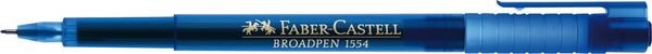 Produktbild: Faber-Castell Fineliner Broadpen 1554 blau