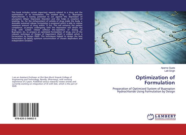 Produktbild: Optimization of Formulation