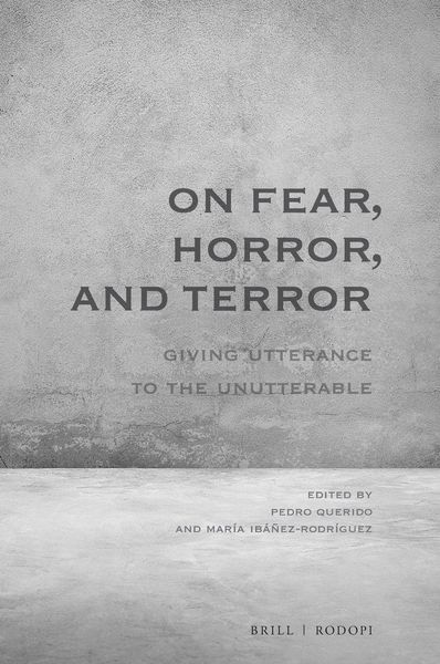 Produktbild: On Fear, Horror, and Terror