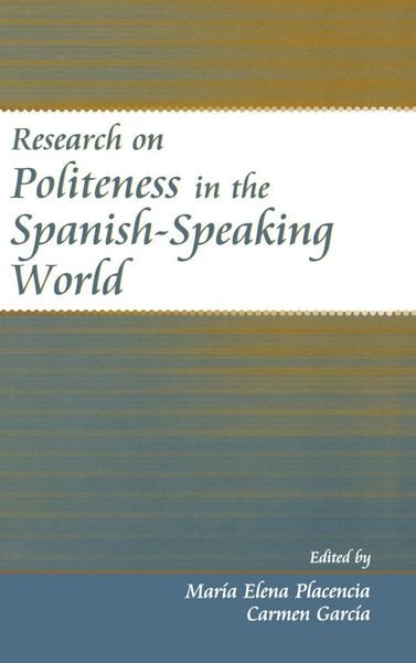 Produktbild: Research on Politeness in the Spanish-Speaking World