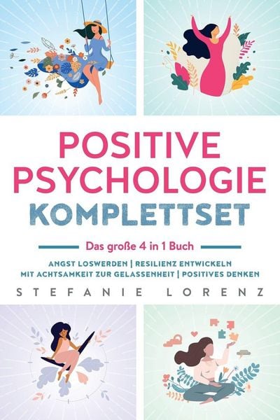 Produktbild: Positive Psychologie Komplettset - das gro&szlig;e 4 in 1 Buch