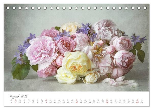Produktbild: Bl&uuml;ten Poesie (Tischkalender 2026 DIN A5 quer), CALVENDO Monatskalender
