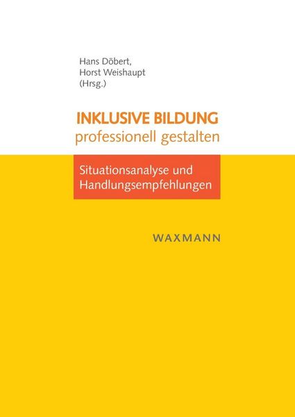 Produktbild: Inklusive Bildung professionell gestalten
