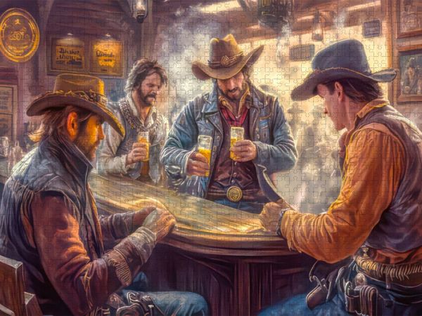 Produktbild: CALVENDO Puzzle Le Far West | 2000 Teile Lege-Gr&ouml;&szlig;e 90x67cm Foto-Puzzle f&uuml;r gl&uuml;ckliche Stunden
