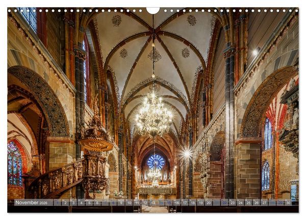 Produktbild: Bremer Kirchen von Innen (Wandkalender 2026 DIN A3 quer), CALVENDO Monatskalender