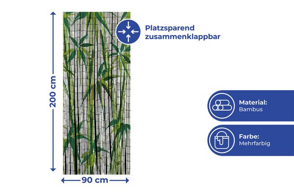 Produktbild: Bambusvorhang Mod. Bamboo, 90 x 200 cm