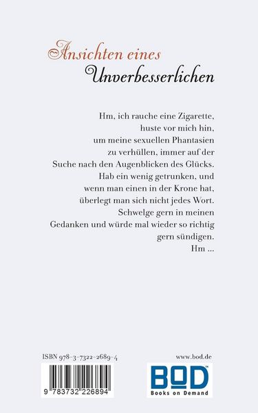 Produktbild: Ansichten eines Unverbesserlichen
