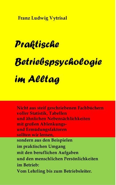 Produktbild: Praktische Betriebspsychologie im Alltag