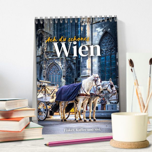 Produktbild: Ach du sch&ouml;nes Wien (Tischkalender 2026 DIN A5 hoch), CALVENDO Monatskalender