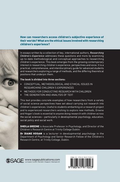 Produktbild: Researching Children's Experience
