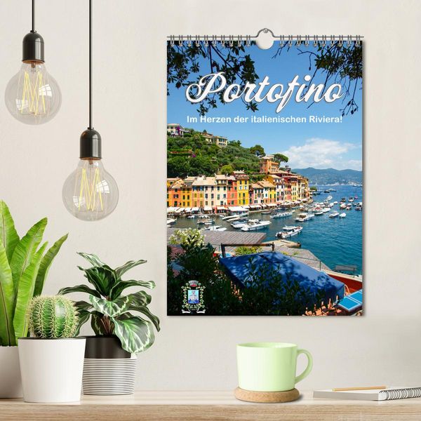 Produktbild: Portofino - Im Herzen der italienischen Riviera!! (Wandkalender 2026 DIN A4 hoch), CALVENDO Monatskalender