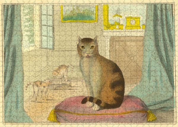 Produktbild: John Derian Paper Goods: Calm Cat 750-Piece Puzzle