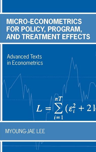 Produktbild: Micro-Econometrics for Policy, Program, and Treatment Effects