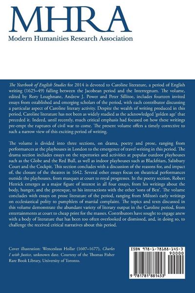 Produktbild: Caroline Literature (Yearbook of English Studies (44) 2014)